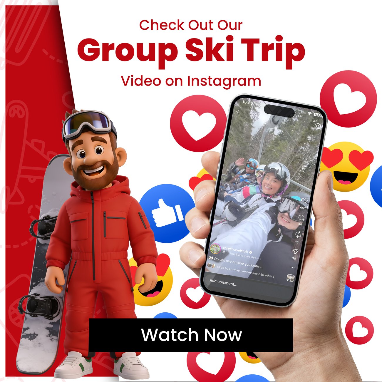 Check Out Our Group Ski Trip Video